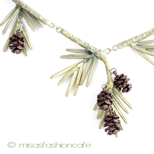 （画像用） マイケルミショー再販！ まつぼっくり　ネックレス