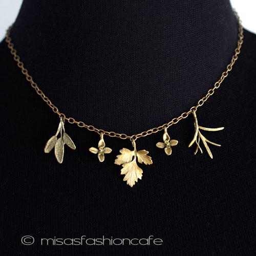 （画像用） マイケルミショー・ネックレス ハーブ:ローズマリー・ミント