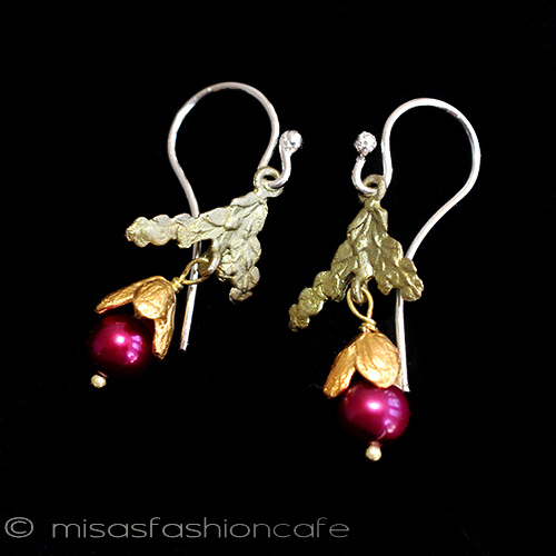 （画像用） 真珠　杉の木の実 ピアス　または　クリップ