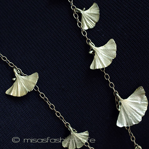 （画像用） マイケルミショー再販！ イチョウ　ネックレス