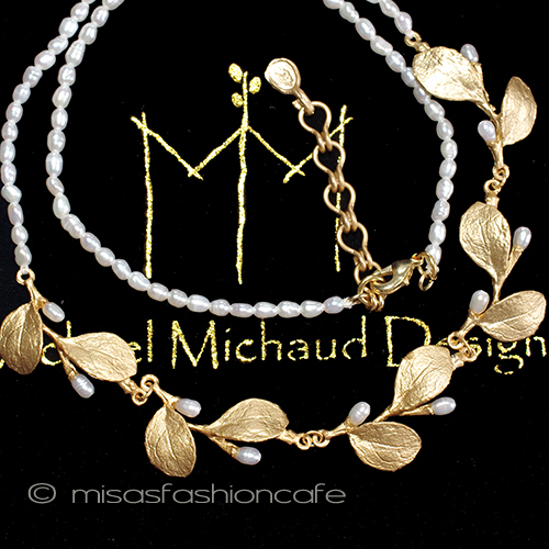（画像用） マイケルミショー 24K真珠　ネックレス