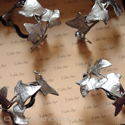 （画像用） マイケルミショー　アイビー ナプキンリング　４個セット