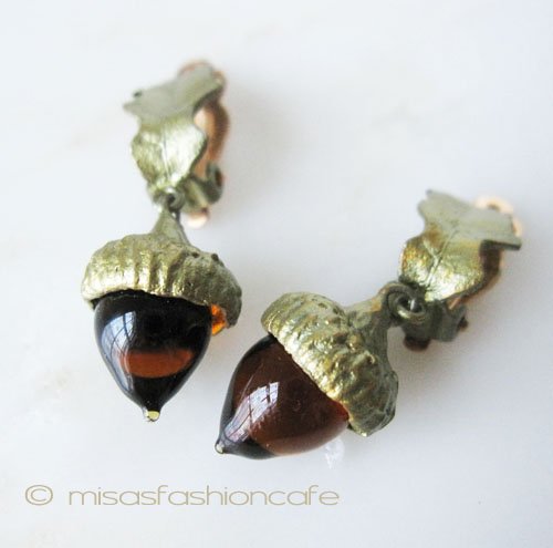 （画像用） Michaud イヤリング カシの木どんぐり 再販！