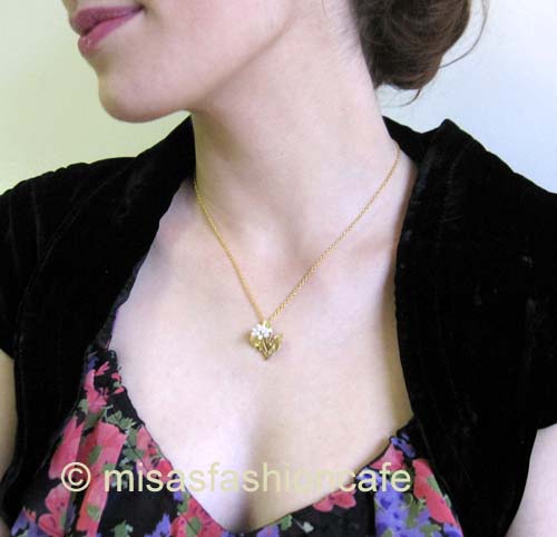 （画像用） Michaud ネックレス たんぽぽ