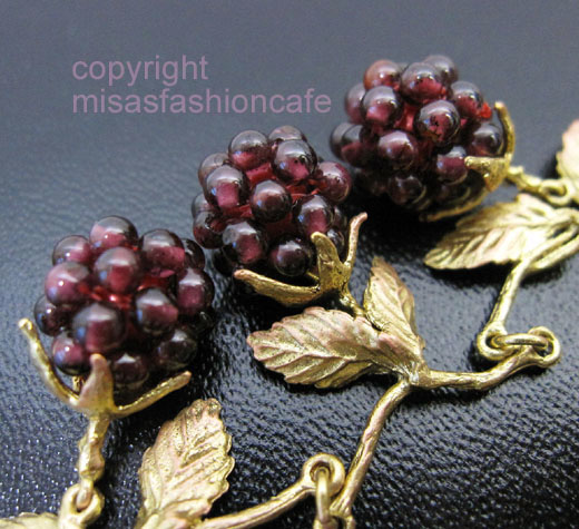 （画像用） Michaudネックレス　再販！ 　天然石　ラズベリー