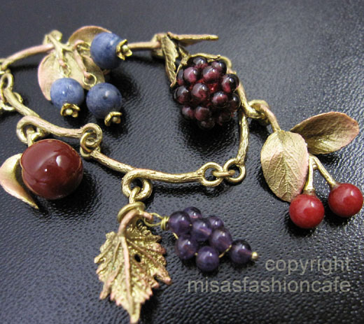 （画像用） Michaudブレス　再販！ 天然石　フルーツ