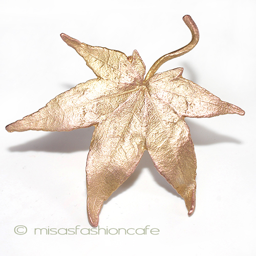 （画像用） マイケルミショー 再販！ 紅葉もみじ　ブローチ