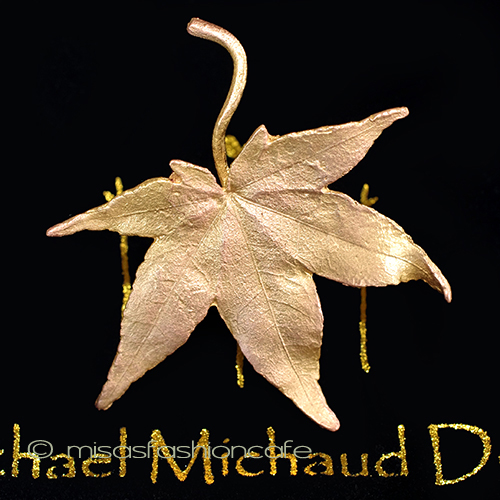 （画像用） マイケルミショー 再販！ 紅葉もみじ　ブローチ