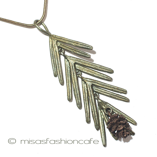 （画像用） マイケルミショー再販！ 松ぼっくりネックレス