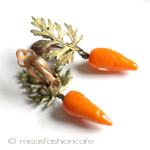 （画像用） マイケルミショー 人参　イヤリング