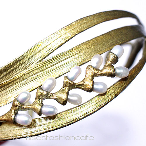 （画像用） マイケル・ミショー　新着 真珠のお米バングル