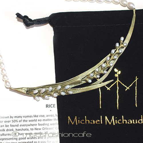 （画像用） マイケルミショーネックレス 　真珠のお米