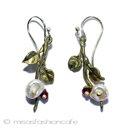 （画像用） マイケルミショー　ローズ ピアス　または　クリップ