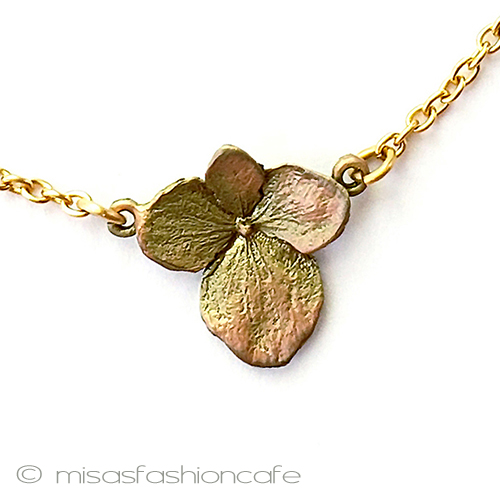 （画像用） マイケルミショー　 紫陽花　ネックレス