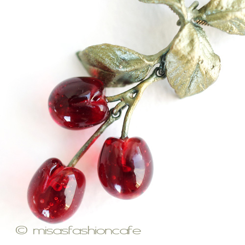 （画像用） マイケルミショー再販 チェリー ネックレス