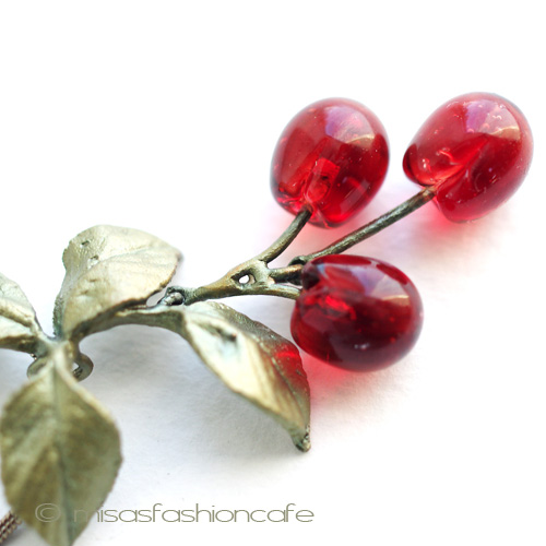 （画像用） マイケルミショー再販 チェリー ネックレス