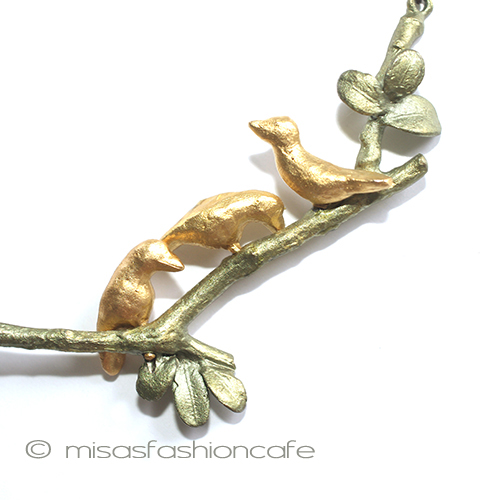 （画像用） マイケルミショー 鳥と小枝　ネックレス