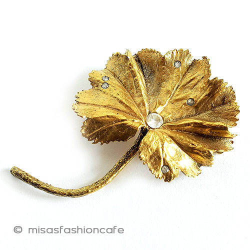 （画像用） ハゴロモ草の雫　ブローチ マイケルミショー美術館