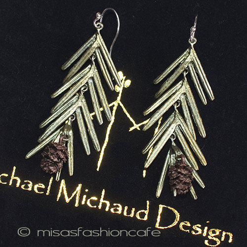 （画像用） マイケルミショー松ぼっくり 　クリップまたはピアス　