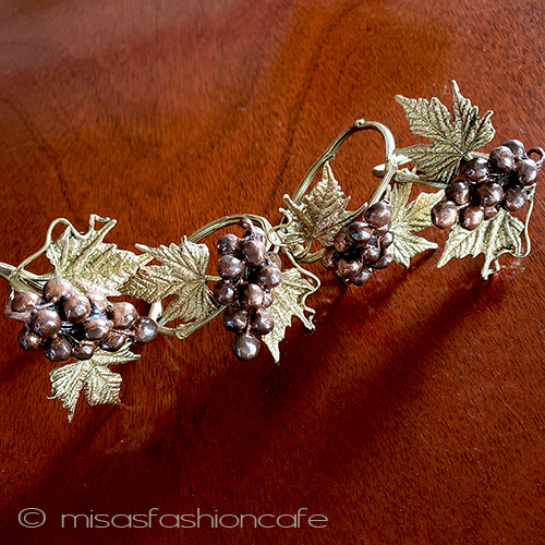 （画像用） マイケルミショーワインの葡萄 ナプキンリング　４個セット