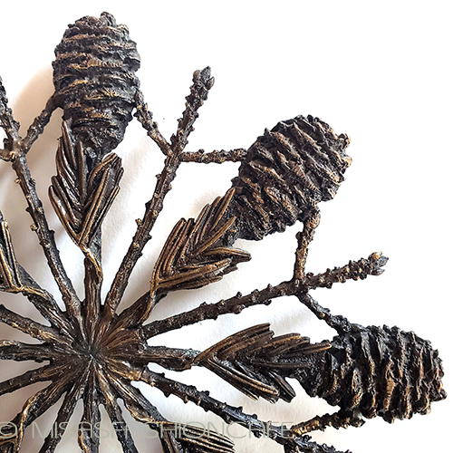 （画像用） マイケルミショー　鍋敷き 松ぼっくり　松の木