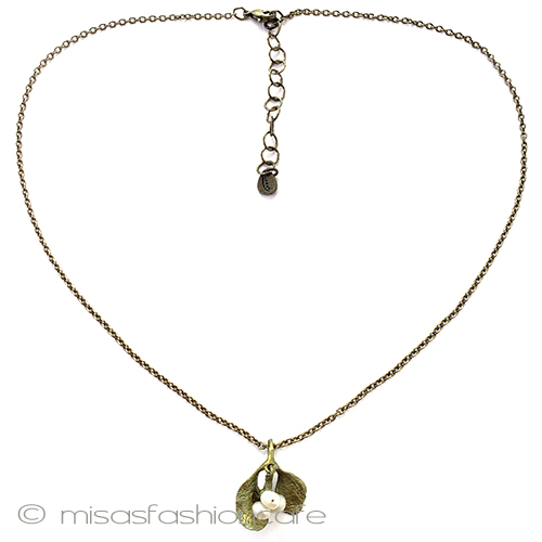 （画像用） マイケルミショー　真珠 ヤドリギ　ネックレス