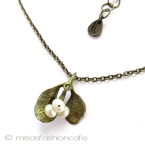 （画像用） マイケルミショー　真珠 ヤドリギ　ネックレス