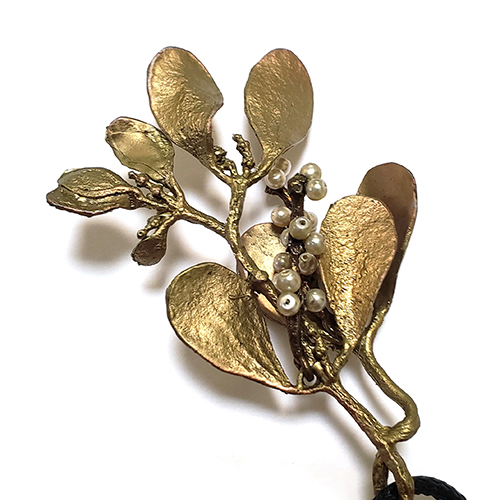 （画像用） マイケルミショー　再販 ヤドリギ真珠ネックレス