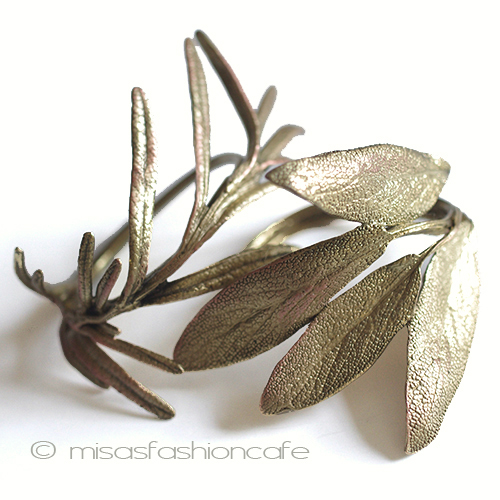 （画像用） ミショー　ナプキンリング ローズマリー＆セージ