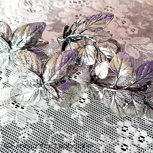 （画像用） ナプキンリング　４個 ハーブ　バジル＆オレガノ