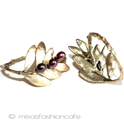 （画像用） マイケルミショー　再販 ナプキンリング　オリーブ