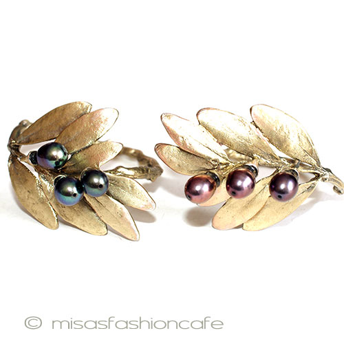 （画像用） マイケルミショー　再販 ナプキンリング　オリーブ