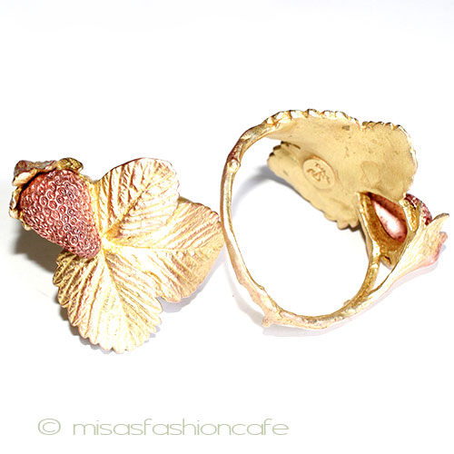 （画像用） フォーシーズン　ミショー ナプキンリング　苺セット