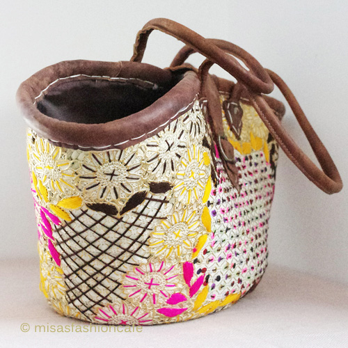 （画像用） モロッコ製かごバック特大！