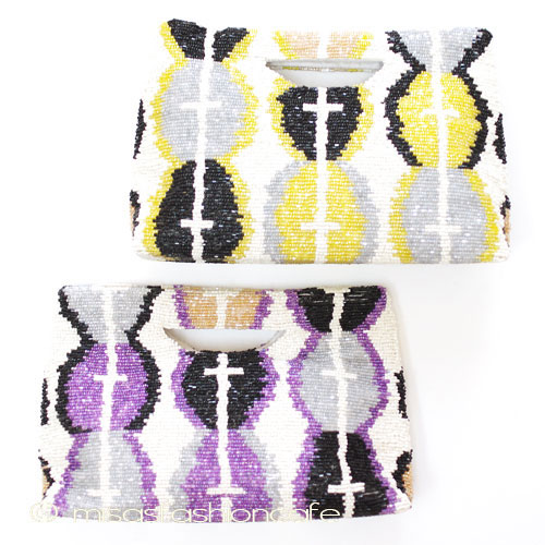 （画像用） ＭＯＹＮＡ.NY　モイナ 全面ビーズ刺繍　バッグ