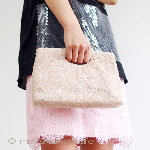 （画像用） ＭＯＹＮＡ.NY　モイナ 全面ビーズ刺繍　バッグ