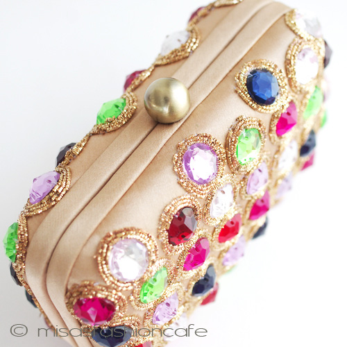 （画像用） ＳＡＮＴＩサンティ クラッチ Goldｘマルチカラー