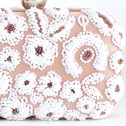 （画像用） ＳＡＮＴＩサンティ　クラッチ お花パーティーバッグ