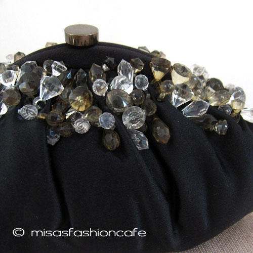 （画像用） SANTI サンティ クラッチ ティアドロップ・ビジュー