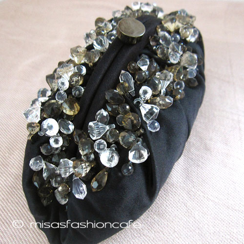 （画像用） SANTI サンティ クラッチ ティアドロップ・ビジュー