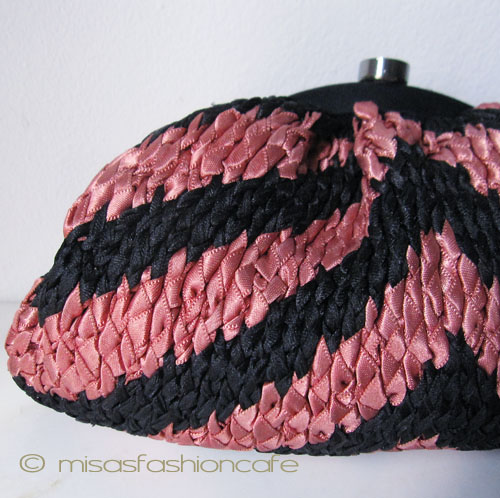 （画像用） ＳＡＮＴＩサンティ　バッグ シルク編み ボーダー