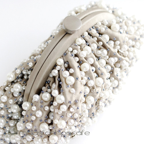 （画像用） ＳＡＮＴＩ　パーティーバッグ パール＆クリスタル再販