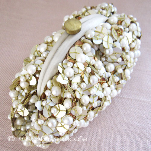 （画像用） SANTI サンティ クラッチ マザーオブパール