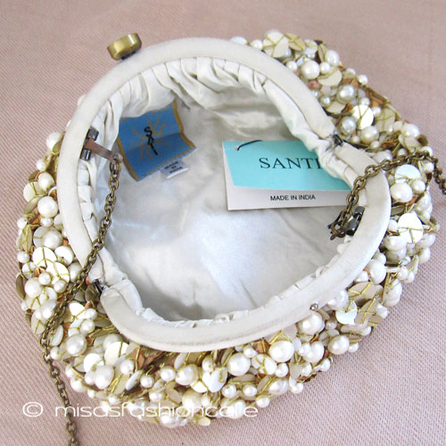 （画像用） SANTI サンティ クラッチ マザーオブパール