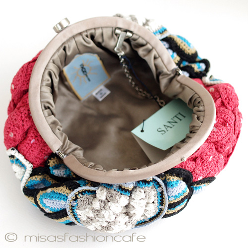 （画像用） SANTIサンティ　クジャク ショルダーバッグ兼クラッチ