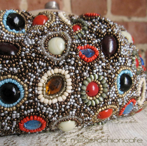 （画像用） SANTI サンティ クラッチ 　モロッコ ビジュー