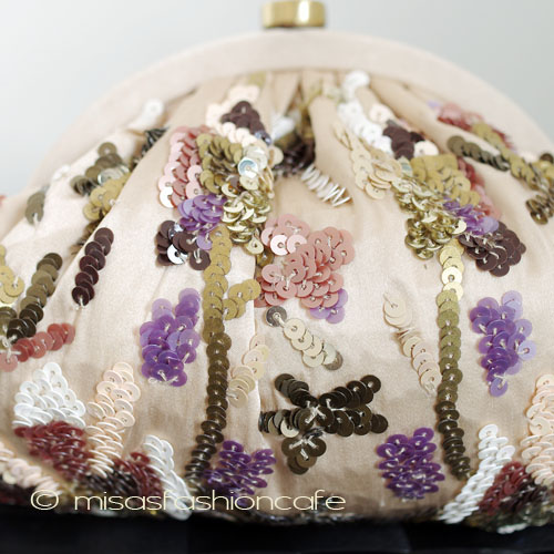 （画像用） SANTI サンティ クラッチ ヌーディー・フローラル