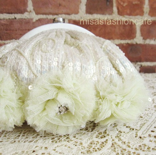 （画像用） SANTI サンティ クラッチ レモンフラワー（大）