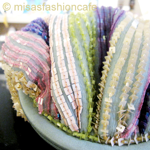 （画像用） SANTI サンティ クラッチ 　ストライプ