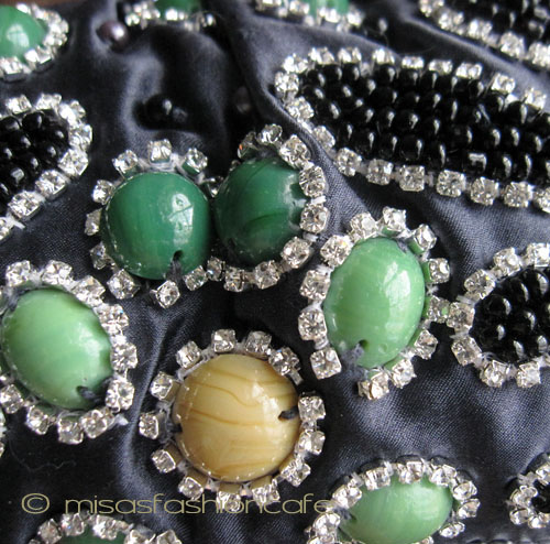 （画像用） SANTI サンティ クラッチ クリスタルビジュー